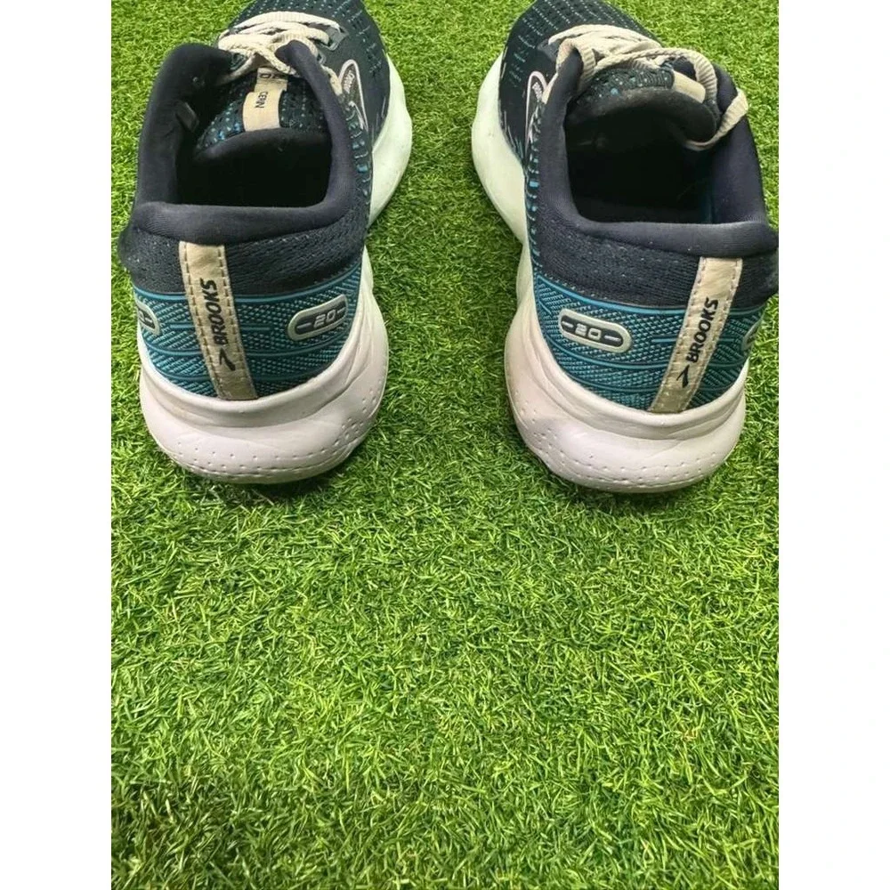 Brooks Glycerin 20 1203691B499 Womens 8.5 B Running‎ Shoes Black Blue Sneakers